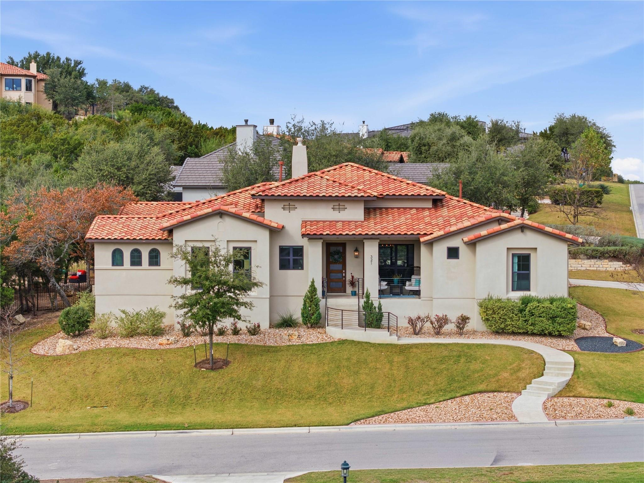 Spanish revival-style house