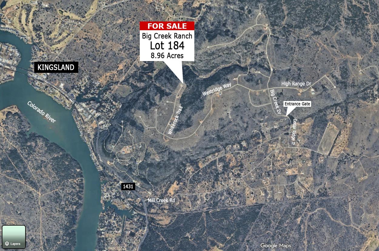 Lot 184 Whiterock TRL, Kingsland, TX 78639 photo 2