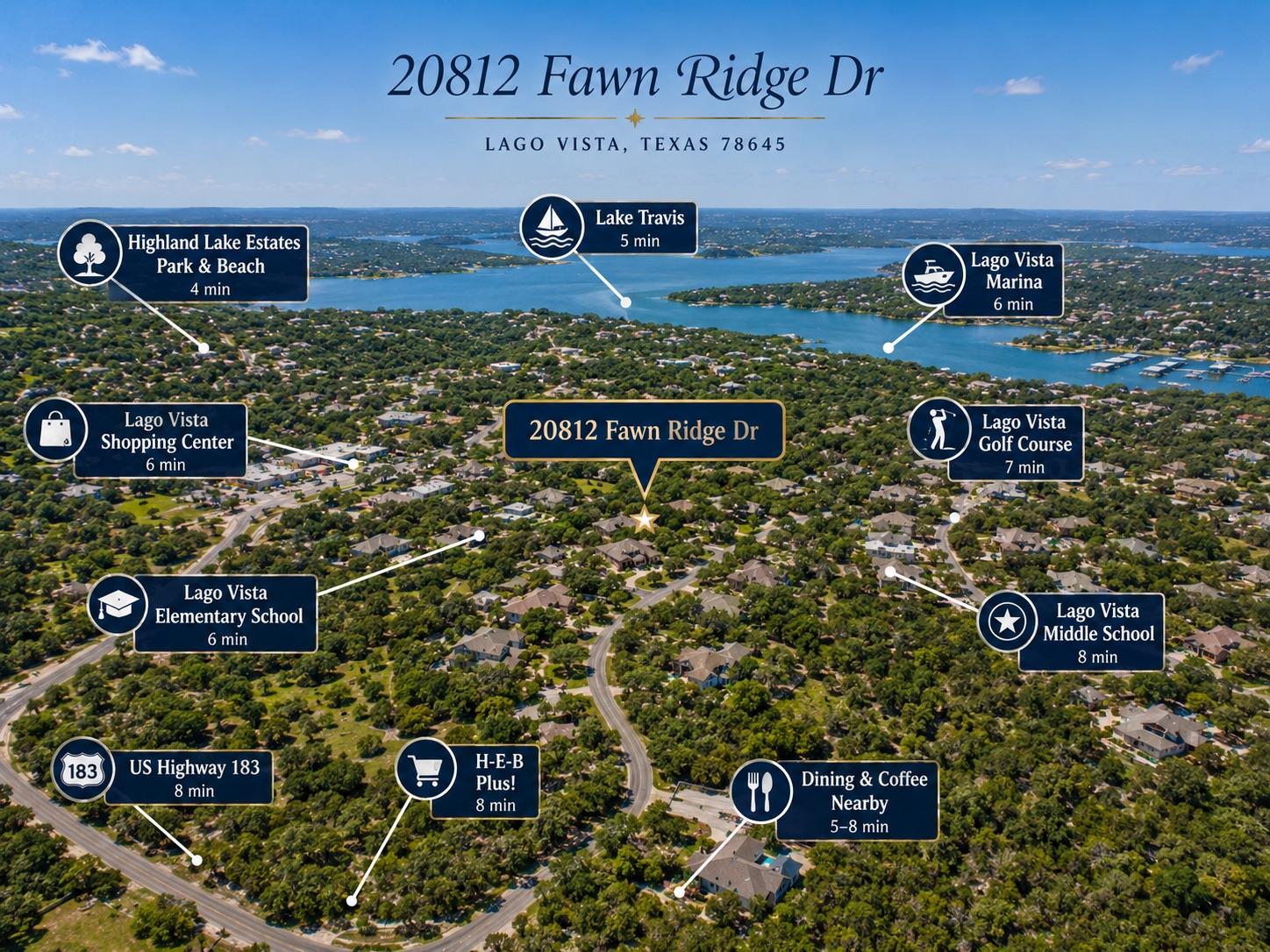 20812 Fawn Ridge DR, Lago Vista, TX 78645 photo 2